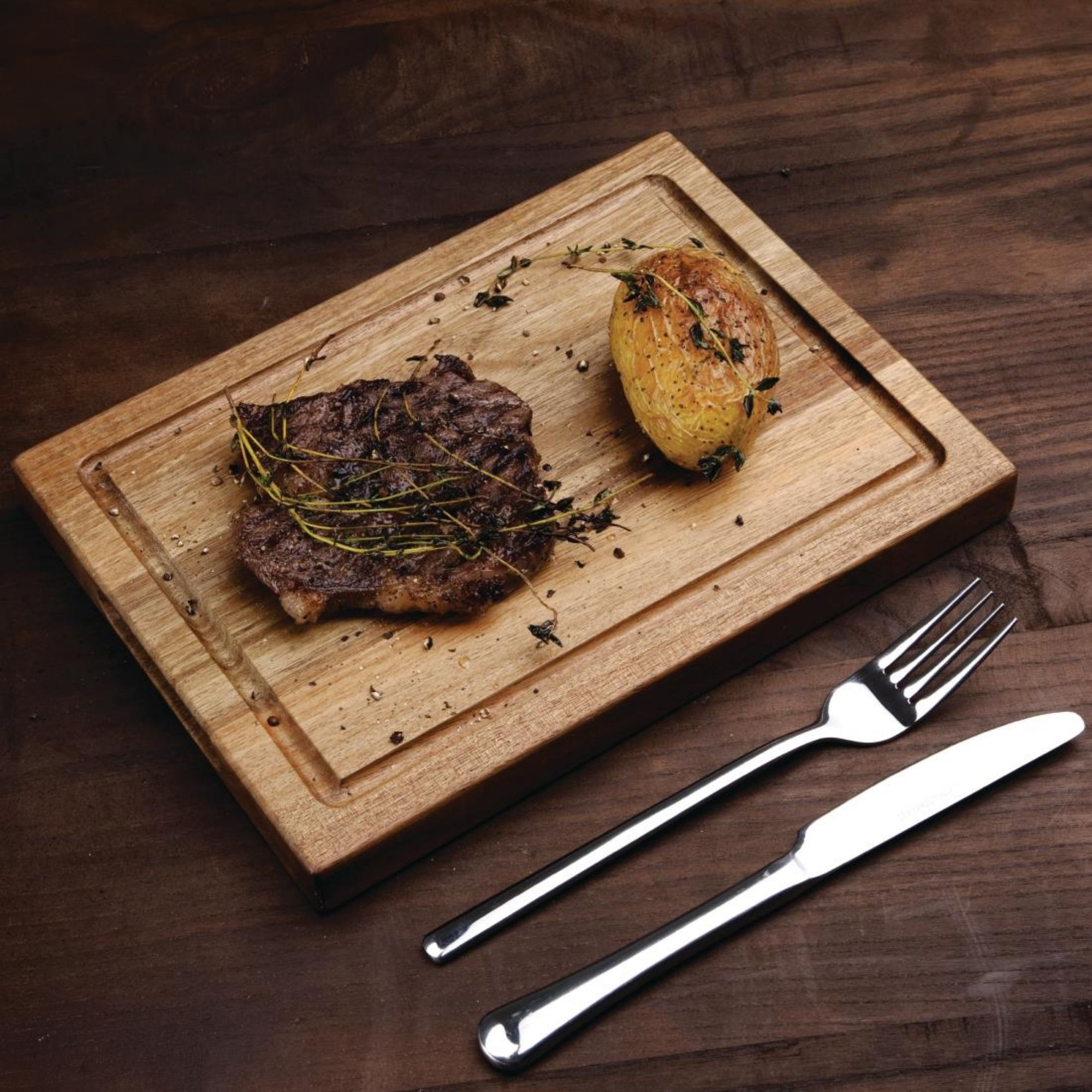 Picture of Olympia Small Acacia Steak Board