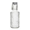 Picture of Olympia Geo Glass Water Bottle with Stopper 380ml (6 Pack) - DN818