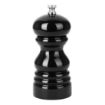Picture of Olympia Salt Or Pepper Grinder Black Hevea Wood 125mm - DN651
