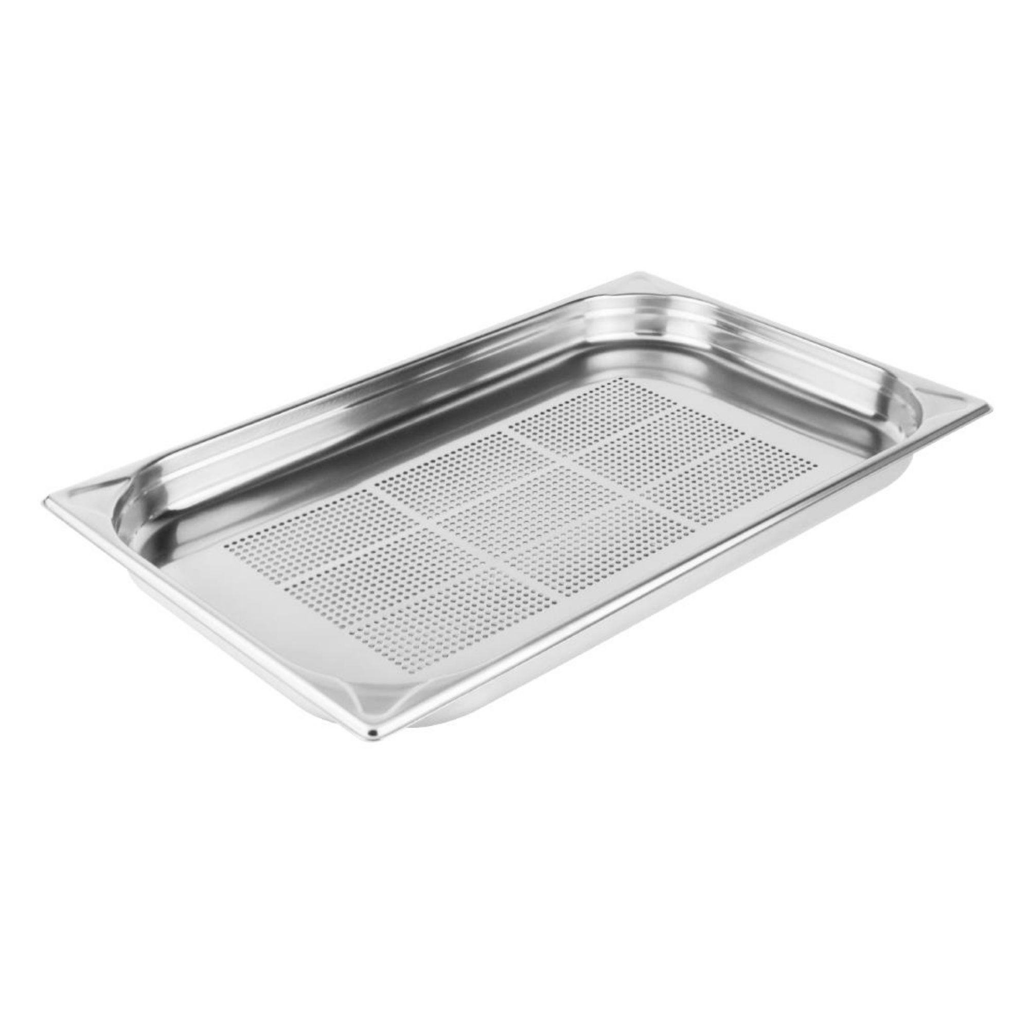 Picture of Vogue Stainless Steel Heavy Duty Perforated 1/1 Gastronorm Tray 40mm - DM972