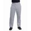 Picture of Whites Unisex Vegas Chefs Trousers Black and White Check XL - DL712-XL
