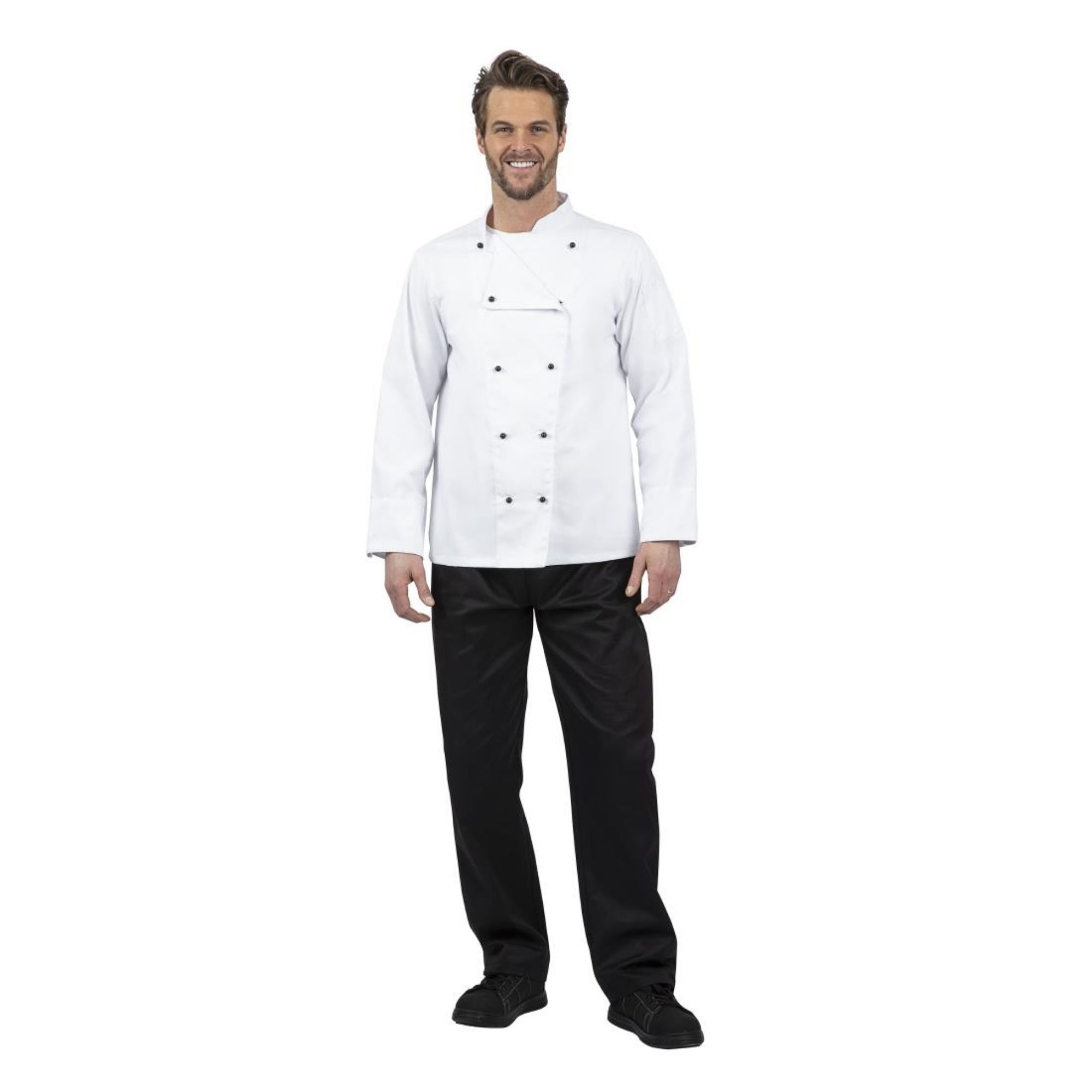 Picture of Whites Chicago Unisex Chef Jacket Long Sleeve White XL