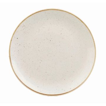 Picture of Churchill Stonecast Round Coupe Plate Barley White 200mm (12 Pack)
