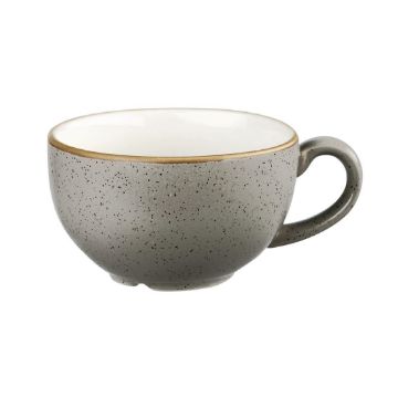 Picture of Churchill Stonecast Cappuccino Cup Peppercorn Grey 8oz (12 Pack)