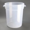 Picture of Vogue Polypropylene Round Food Storage Container 20Ltr - DJ962