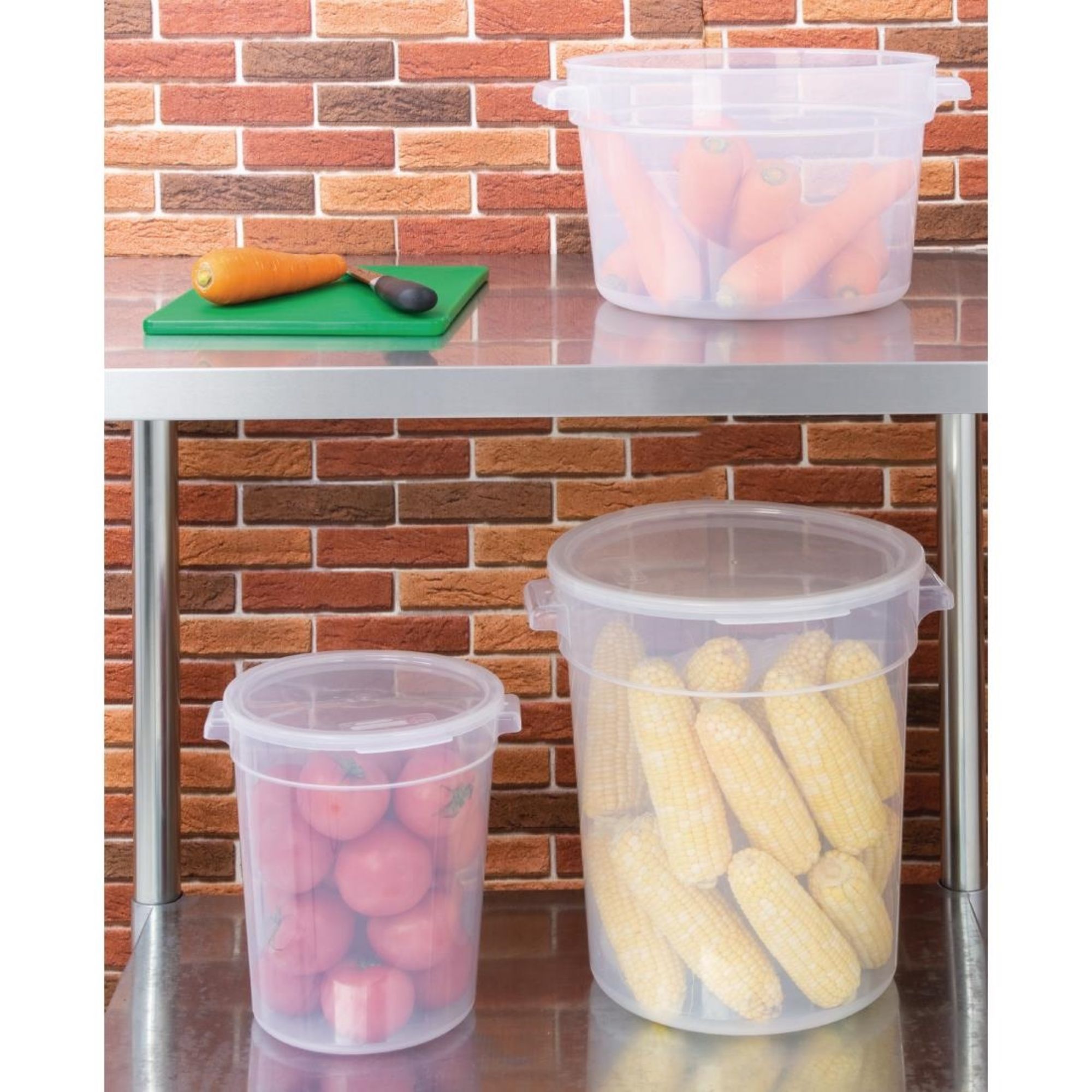 Picture of Vogue Polypropylene Round Food Storage Container 20Ltr