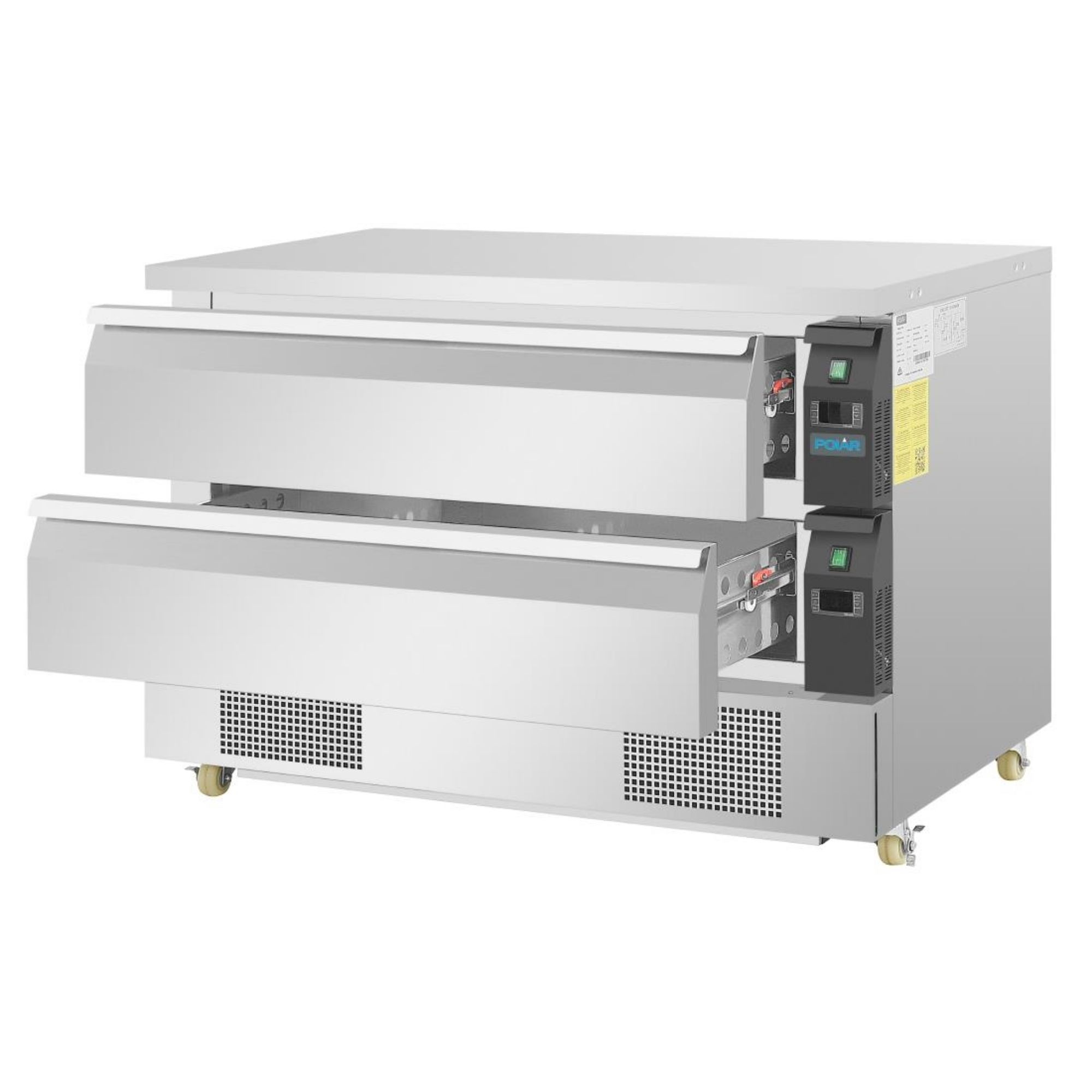 Picture of Polar U-Series Double Drawer Dual Temperature Counter Fridge Freezer 6xGN