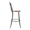 Picture of Bolero Clarisse High Stools Metallic Grey (1 Pack) - DC179