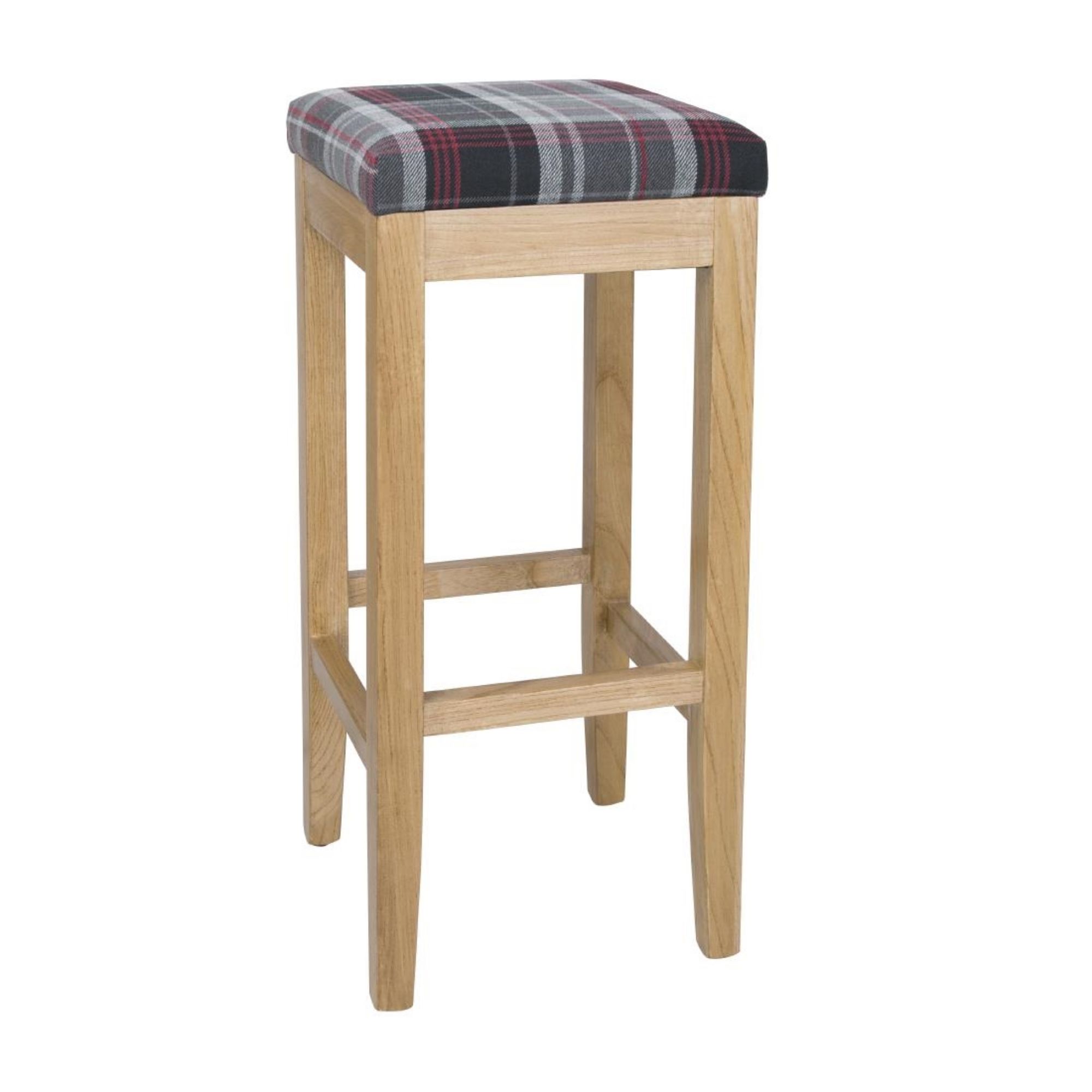 Picture of Bolero Austin High Stool Grey Tartan (Single) - DC827