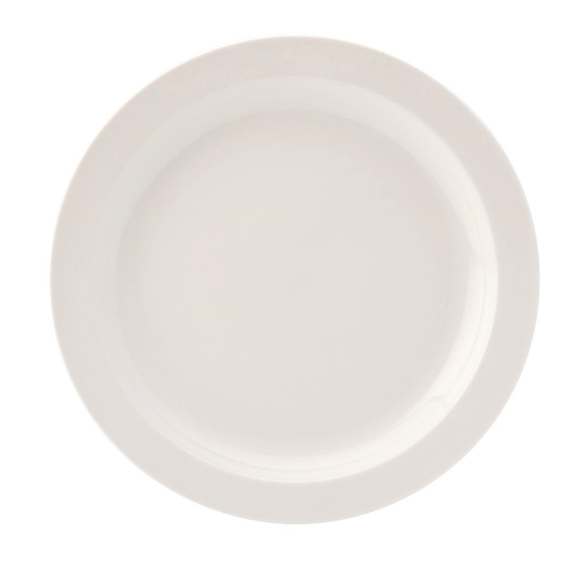Picture of Utopia Pure White Narrow Rim Plates 230mm (24 Pack) - DB611