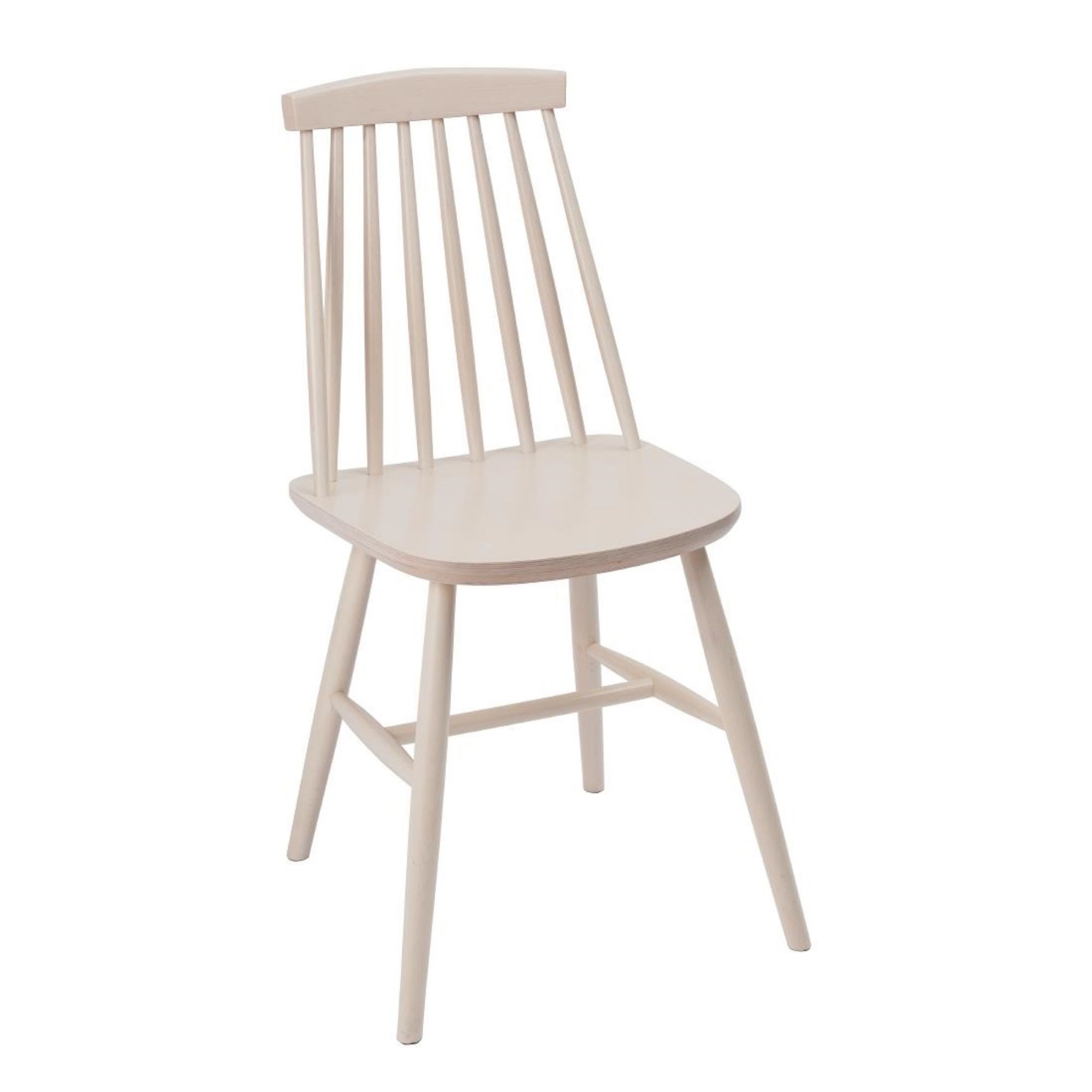 Picture of Fameg Farmhouse Angled Side Chairs White (2 pack) - DC354