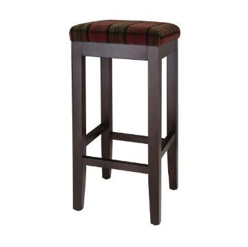 Picture of Bolero Dale High Stool Claret Tartan (Single)