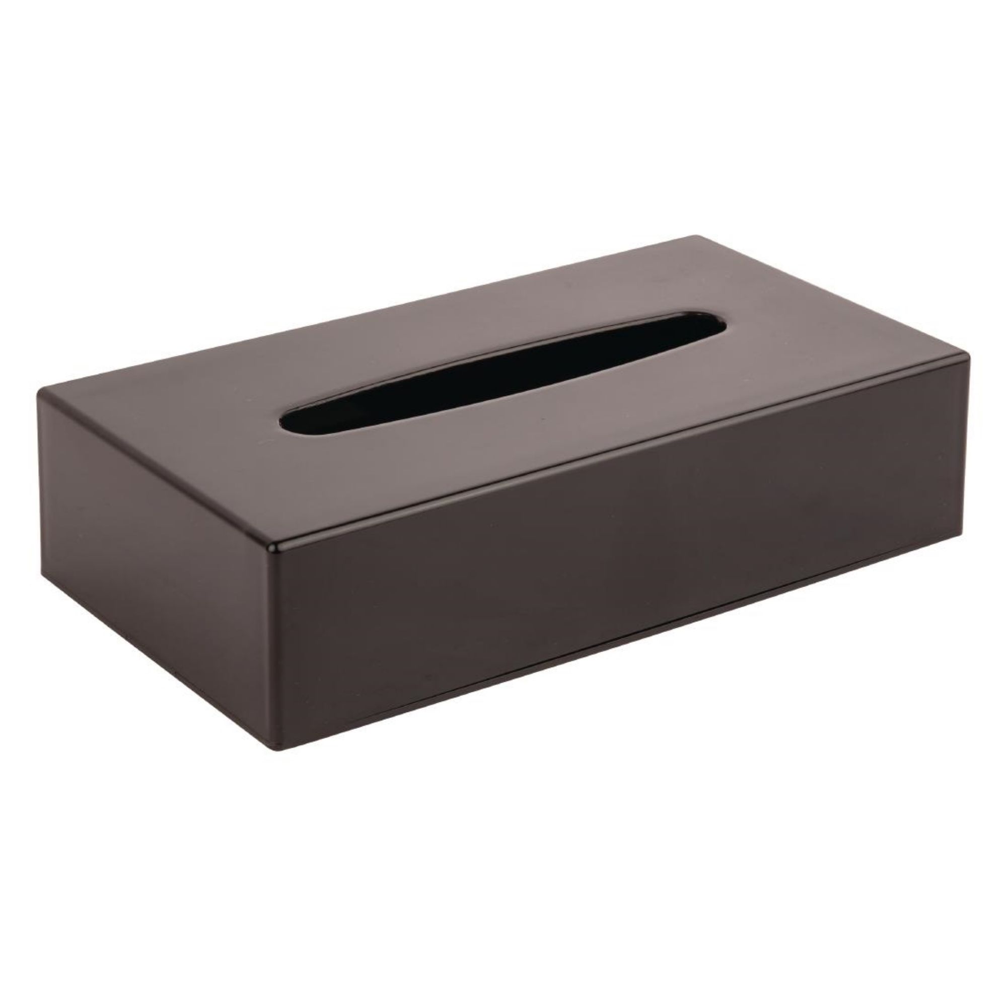 Picture of Hotel Complimentary Black Rectangular Tissue Holder - DA605