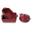 Picture of Olympia Red And Taupe Ceramic Roasting Dish - DB522