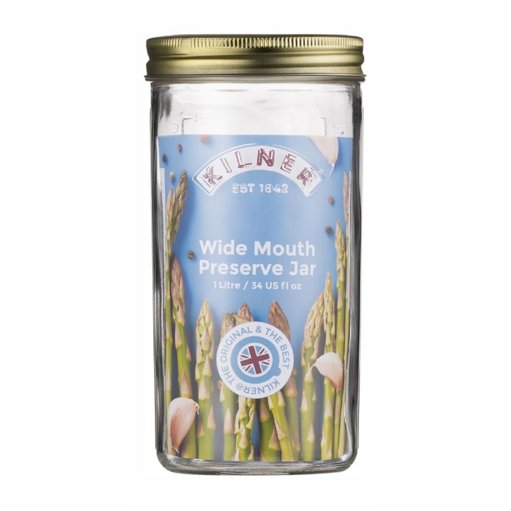 Picture of Kilner Wide Mouth Preserve Jar 1000ml