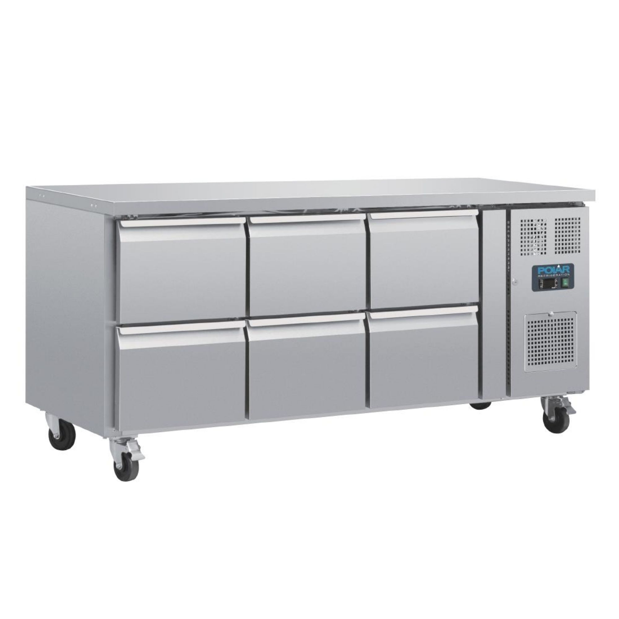 Picture of Polar U-Series Six Drawer Gastronorm Counter Fridge - DA548