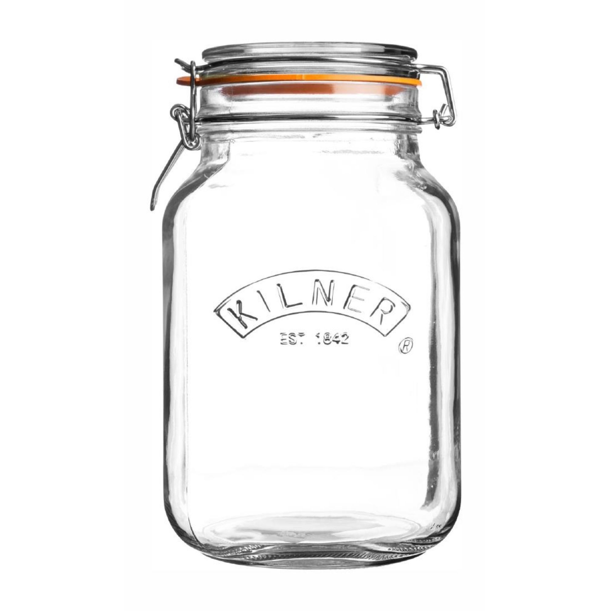 Picture of Kilner Clip Top Square Jar 2000ml - CZ894