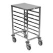 Picture of Matfer Bourgeat 7 Level Gastronorm Racking Trolley 1/1GN - CX727