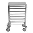 Picture of Matfer Bourgeat 7 Level Gastronorm Racking Trolley 1/1GN - CX727