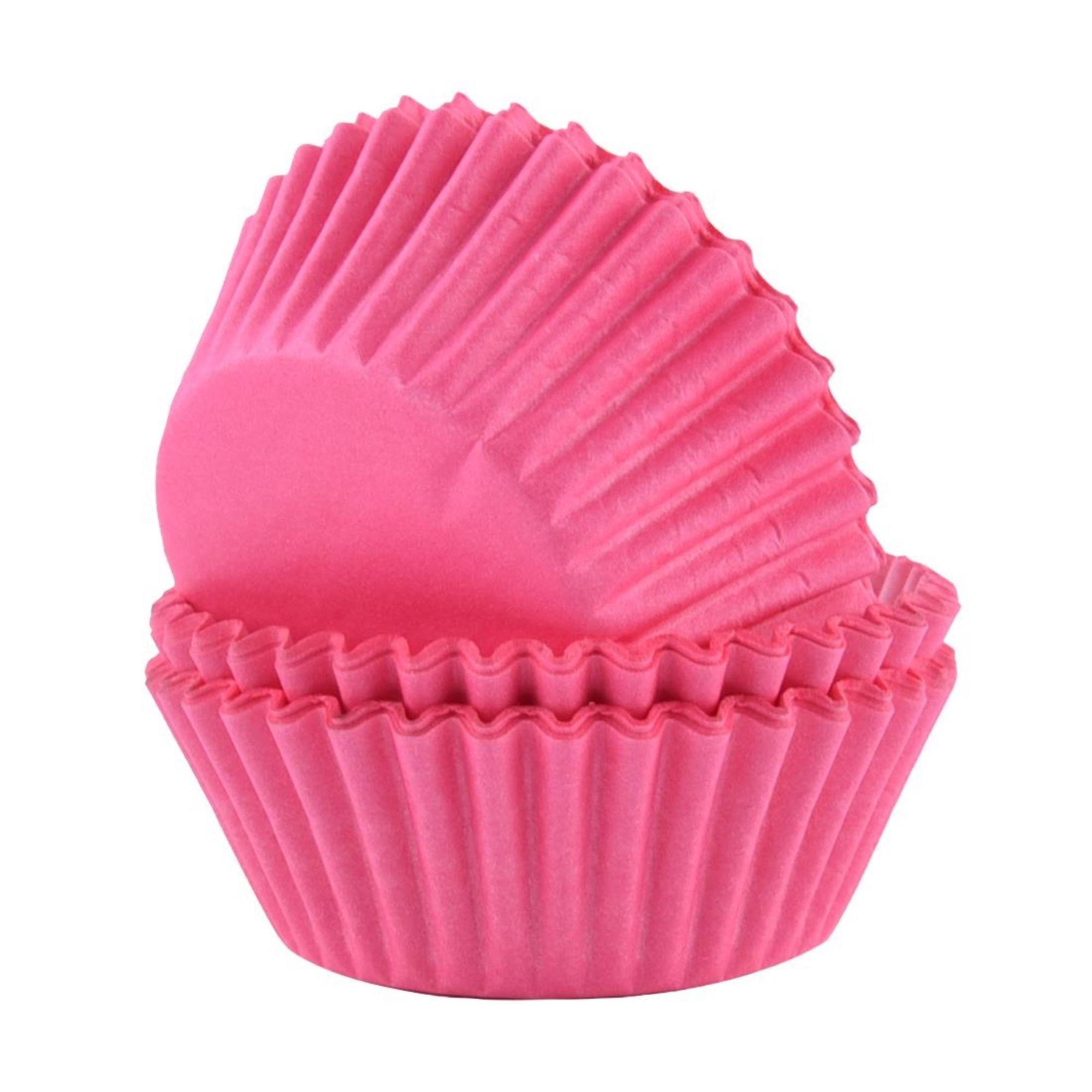 Picture of PME Block Colour Cupcake Cases Pink (60 Pack) - CX137