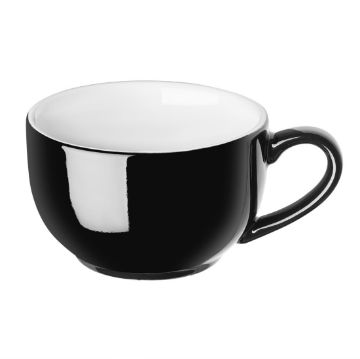 Picture of Olympia Cafe Coffee Cup Black - 230ml 8fl oz (12 pack)