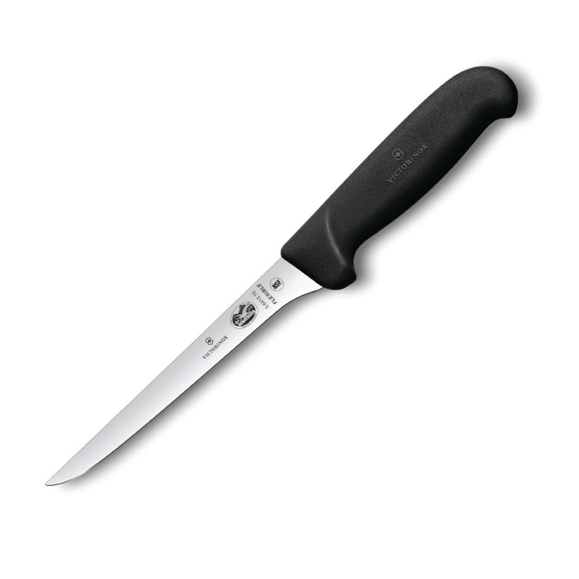 Picture of Victorinox Fibrox Boning Knife Curved Edge Narrow Flexible Blade 15cm - CW457