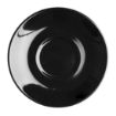 Picture of Olympia Cafe Flat White Saucer Black (12 pack) - CU962