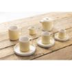 Picture of Olympia Fondant Saucers Lemon 115mm (6 pack) - CU423