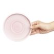 Picture of Olympia Fondant Saucers Pink 155mm (6 pack) - CU463