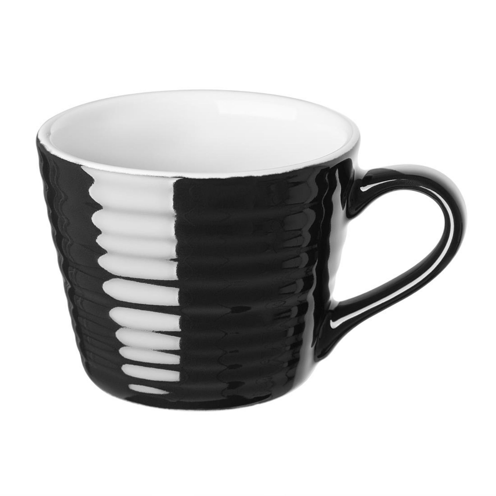 Picture of Olympia Cafe Aroma Mug Black - 230ml (6 pack) - CU960