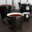 Picture of Olympia Cafe Aroma Mug Black - 230ml (6 pack) - CU960