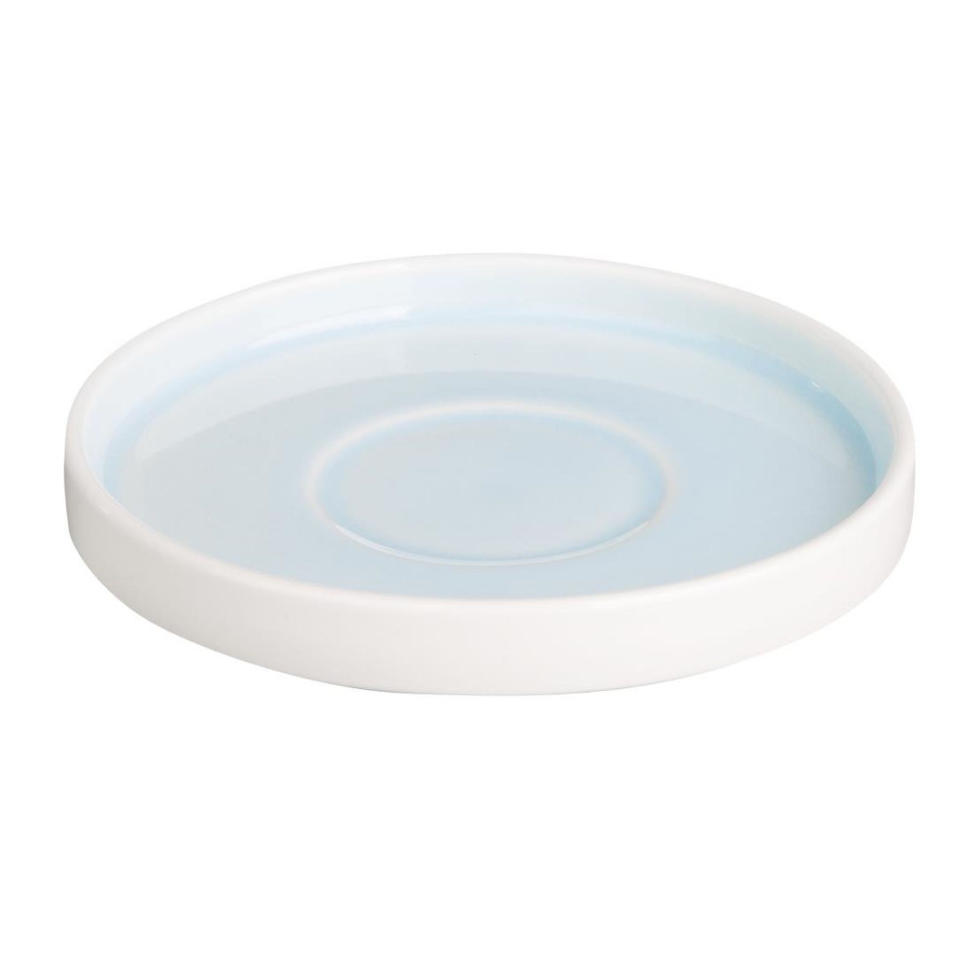 Picture of Olympia Fondant Saucers Aqua 155mm (6 pack) - CU187