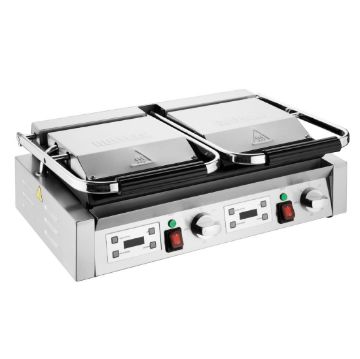 Picture of Buffalo Double Contact Grill Ribbed Plates