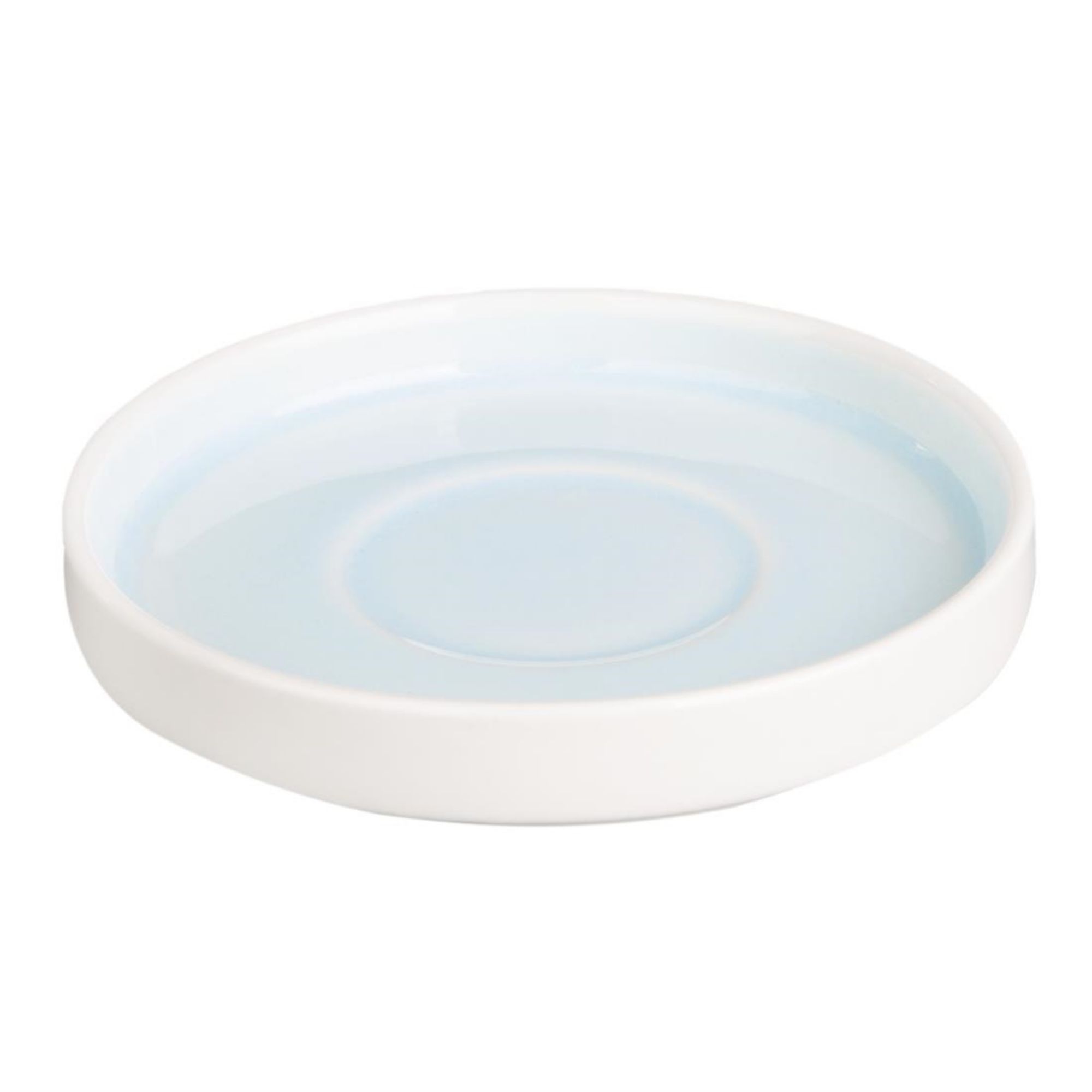 Picture of Olympia Fondant Saucers Aqua 136mm (6 pack) - CU185