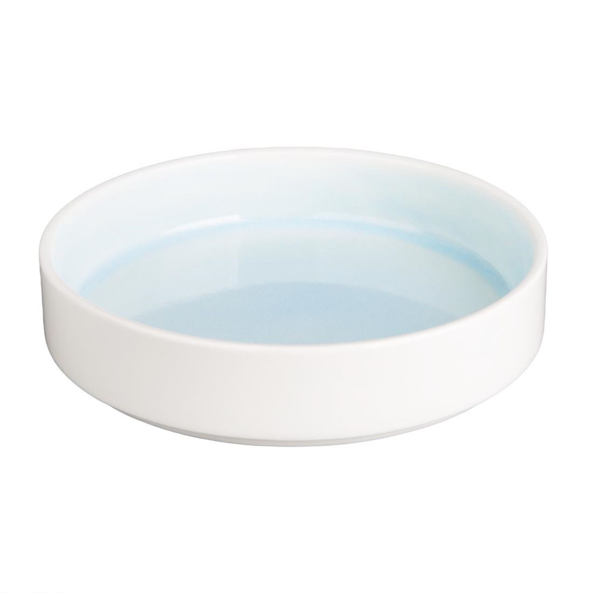 Picture of Olympia Fondant Stacking Bowls Aqua 215mm/8 1/2" (4 pack) - CU174
