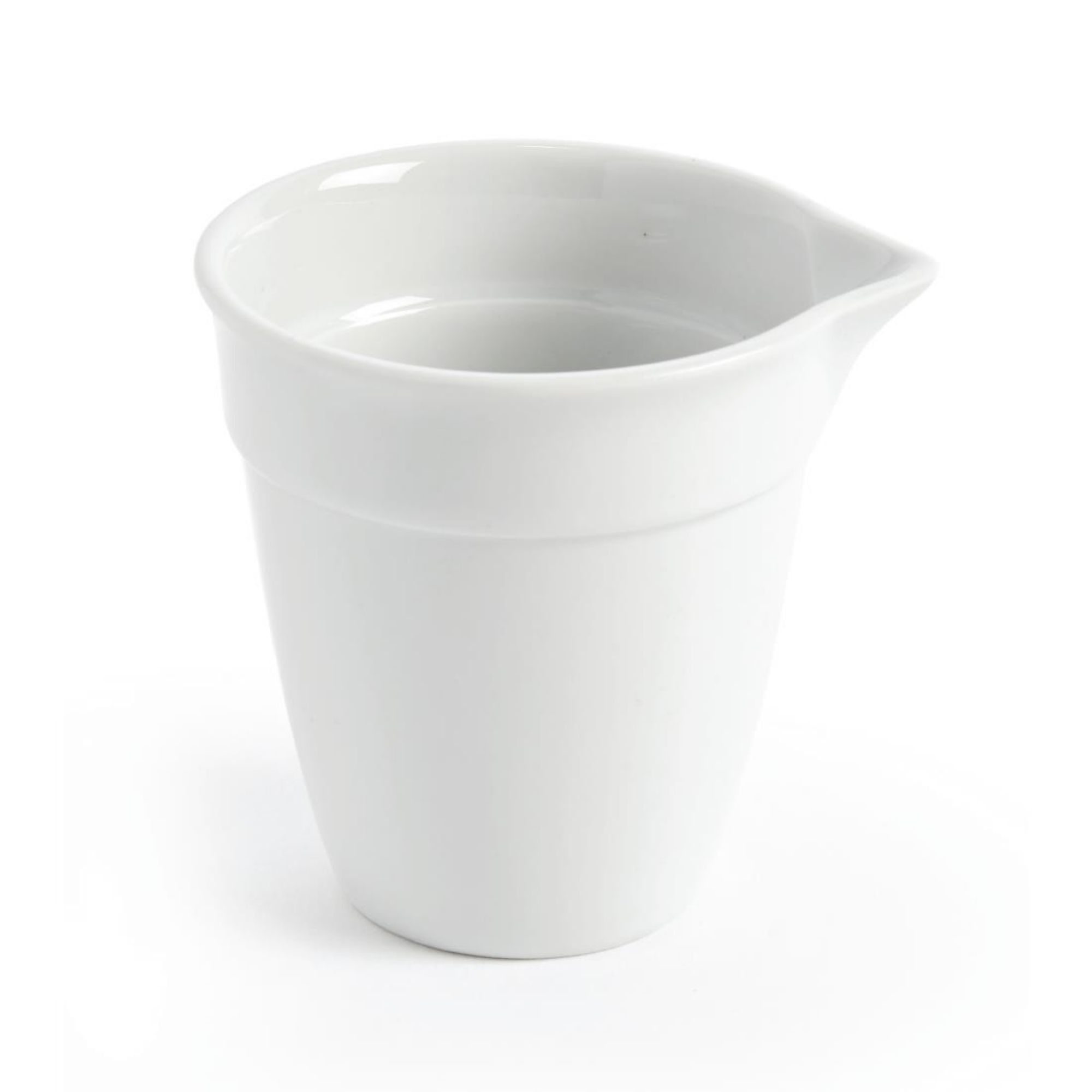 Picture of Olympia Whiteware Bistro Milk Jug White 100ml (12 pack)