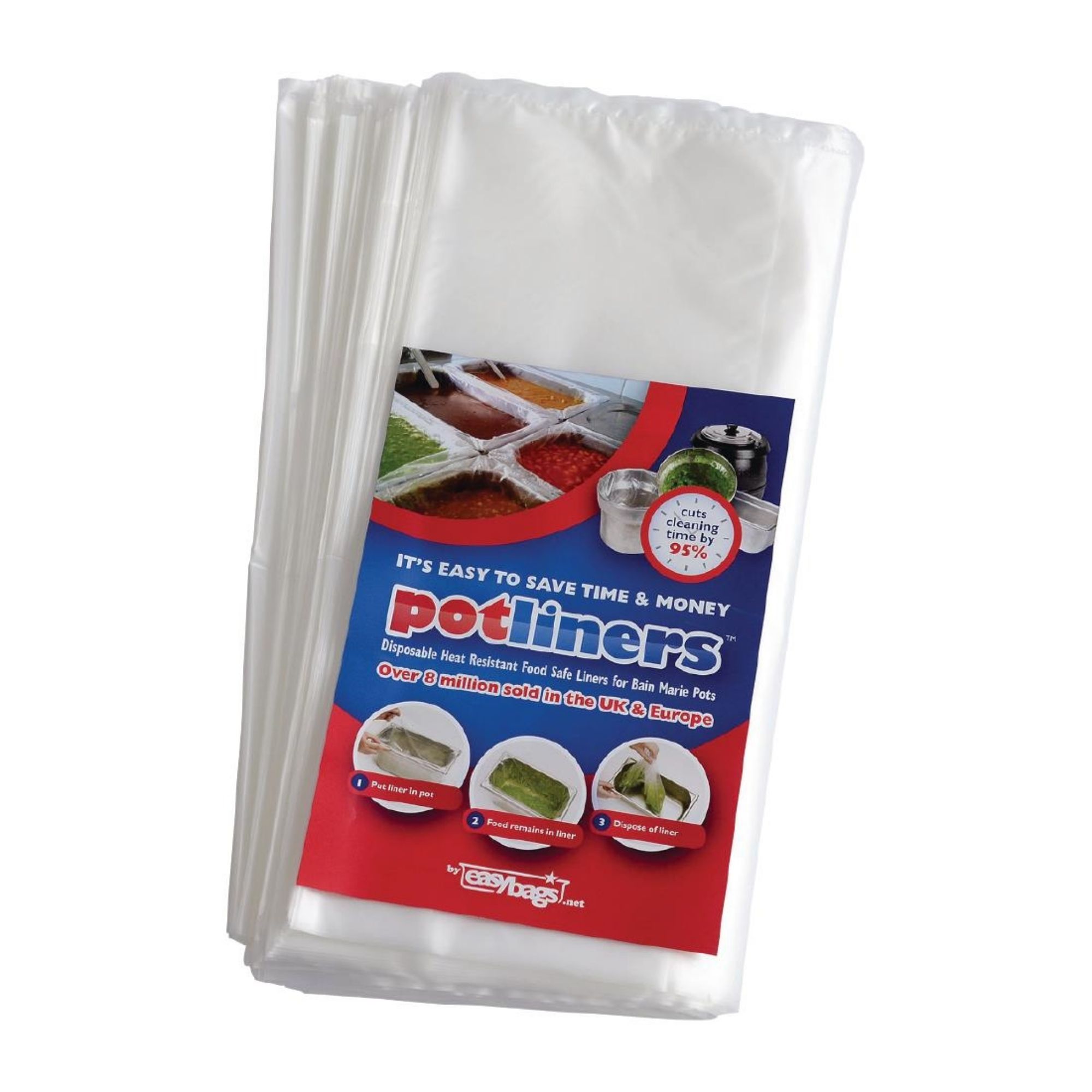 Picture of Trayliners Size 2 Medium 1/3 Gastronorm Tray Liner (100 Pack) - CJ703