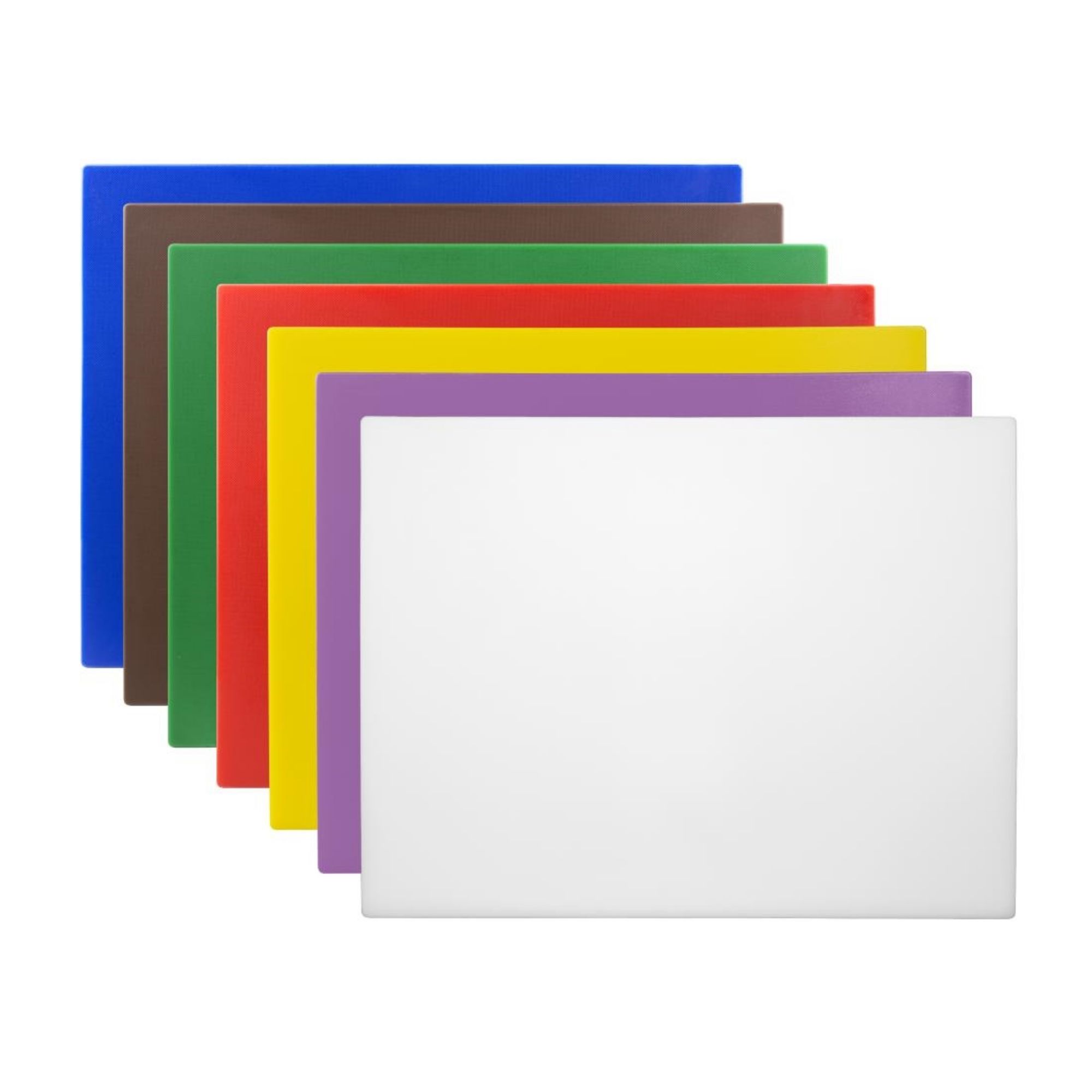 Picture of Hygiplas Low Density Chopping Board Set Large 600x450x10mm (7 pack) - CH047