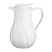 Picture of Olympia Insulated Swirl Jug White 1.2Ltr - CH119