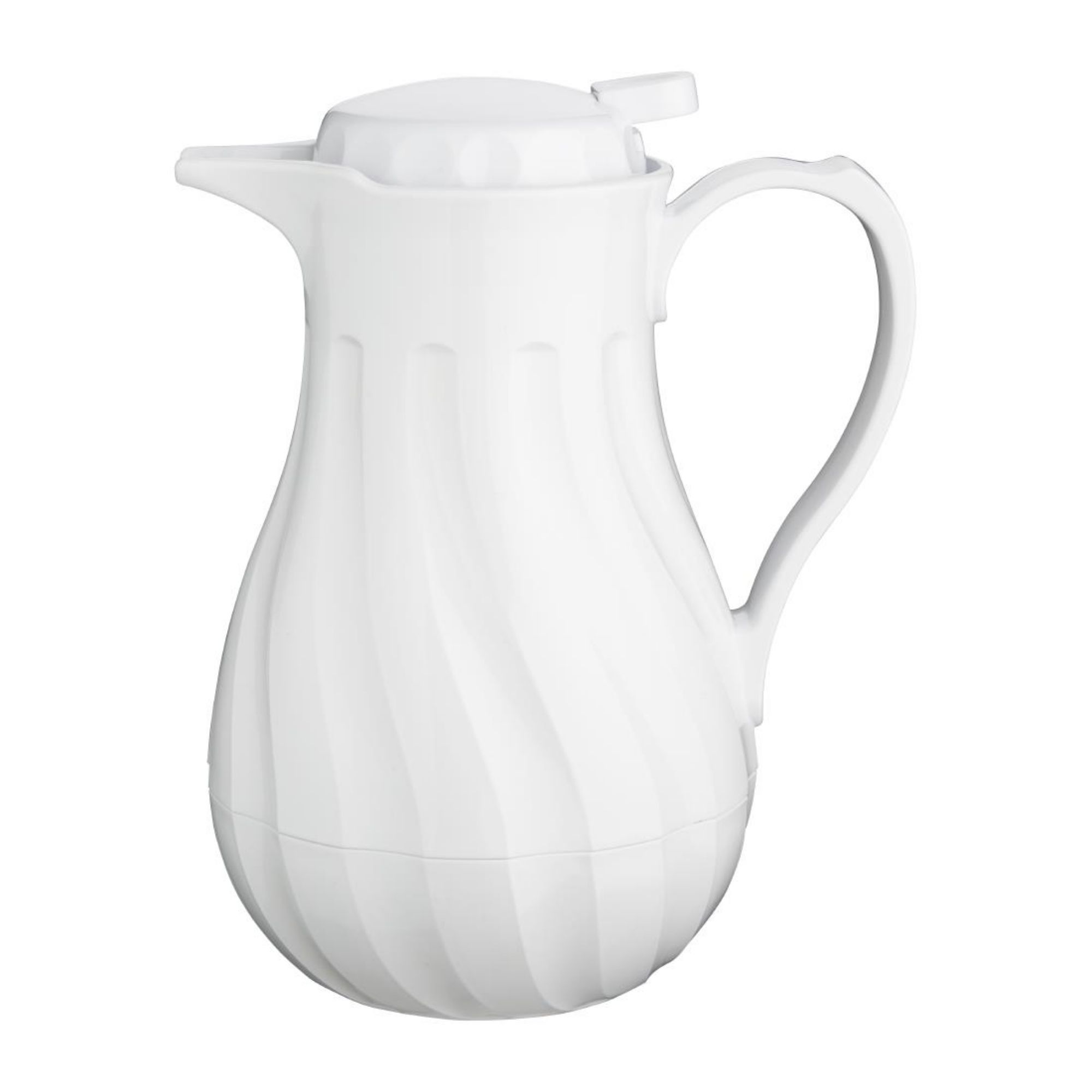 Picture of Olympia Insulated Swirl Jug White 1.2Ltr - CH119