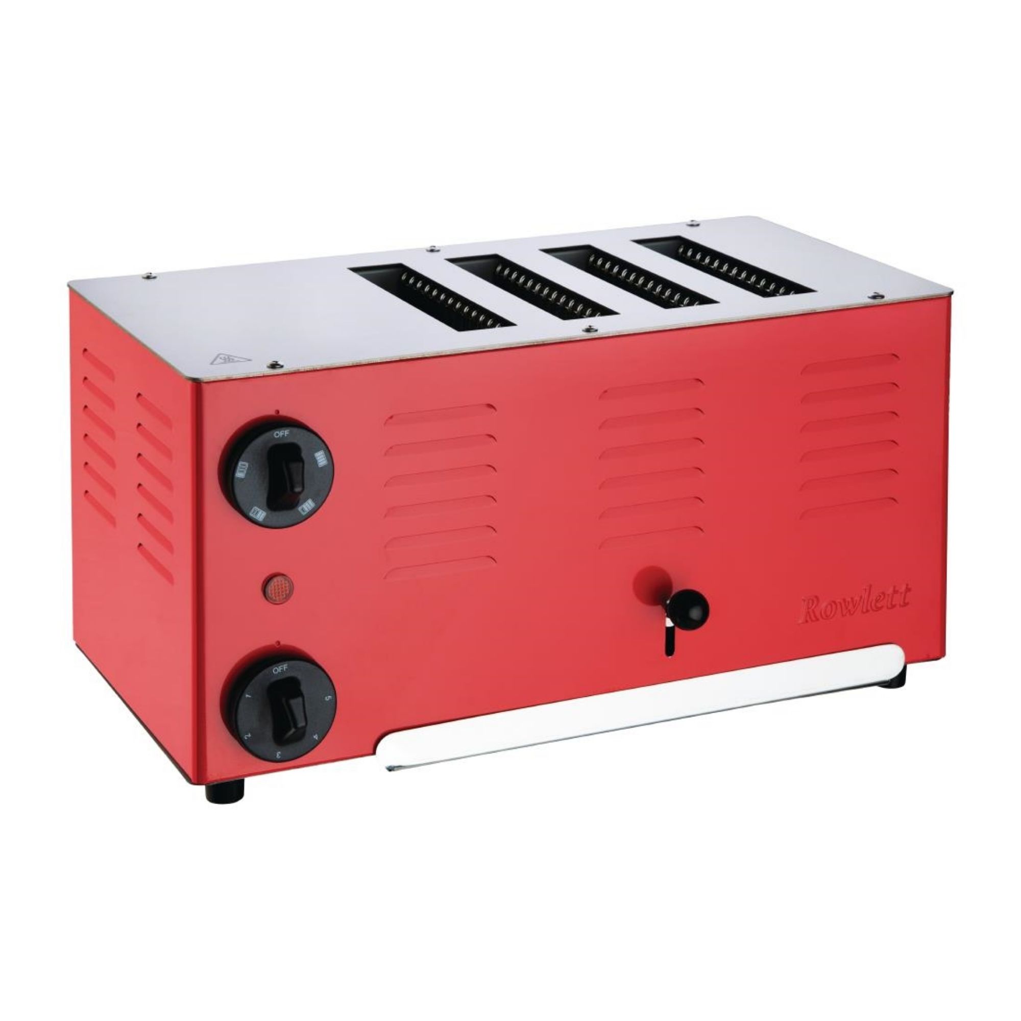 Picture of Rowlett Regent 4 Slot Toaster Traffic Red with 2x Additional Elements - CH175