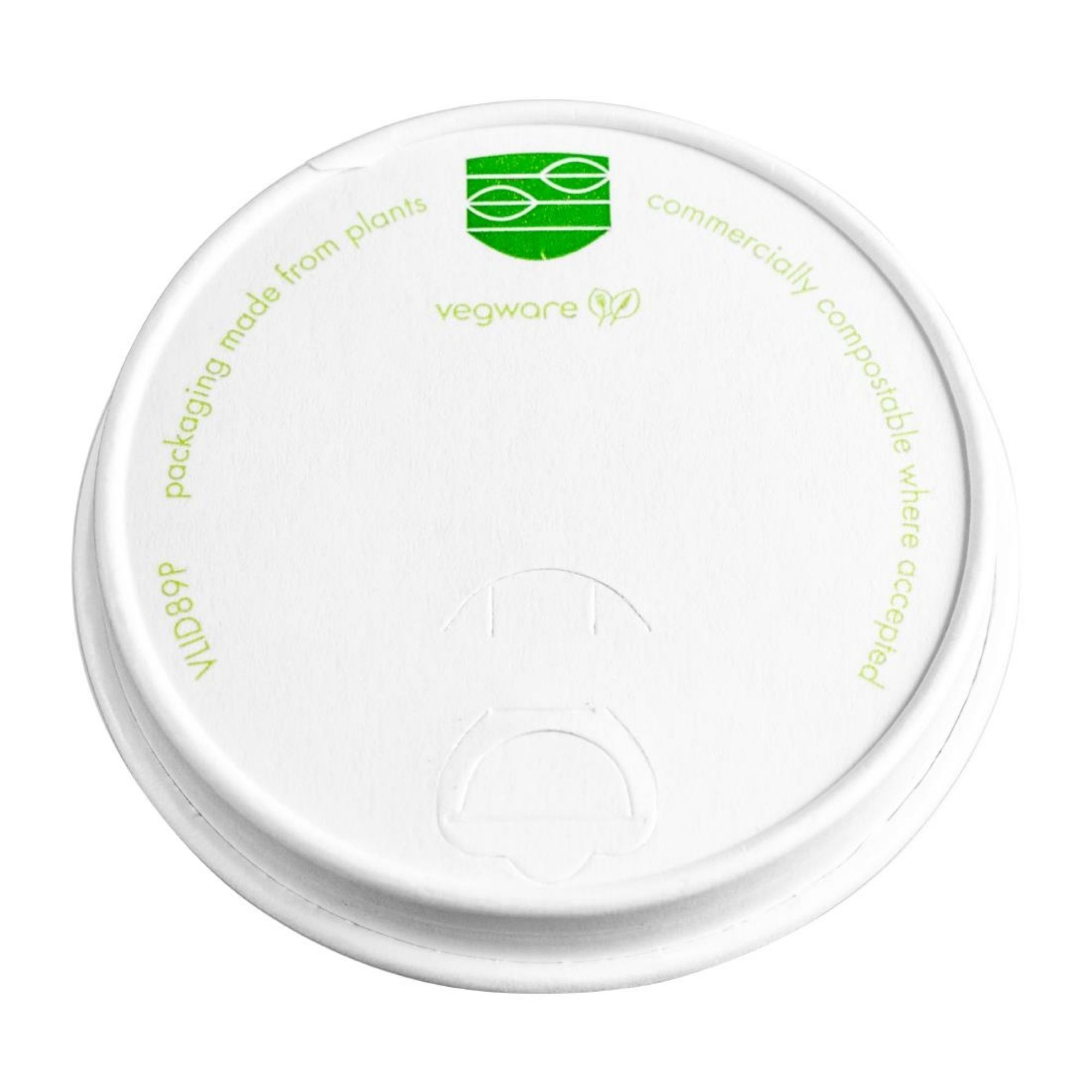 Picture of Vegware Compostable 89-Series Paper Hot Cup Lid (1000 pack) - CF887