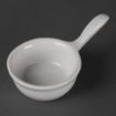 Picture of Olympia Whiteware Miniature Pan Shaped Bowls 35ml 1.2oz (12 pack) - CE544