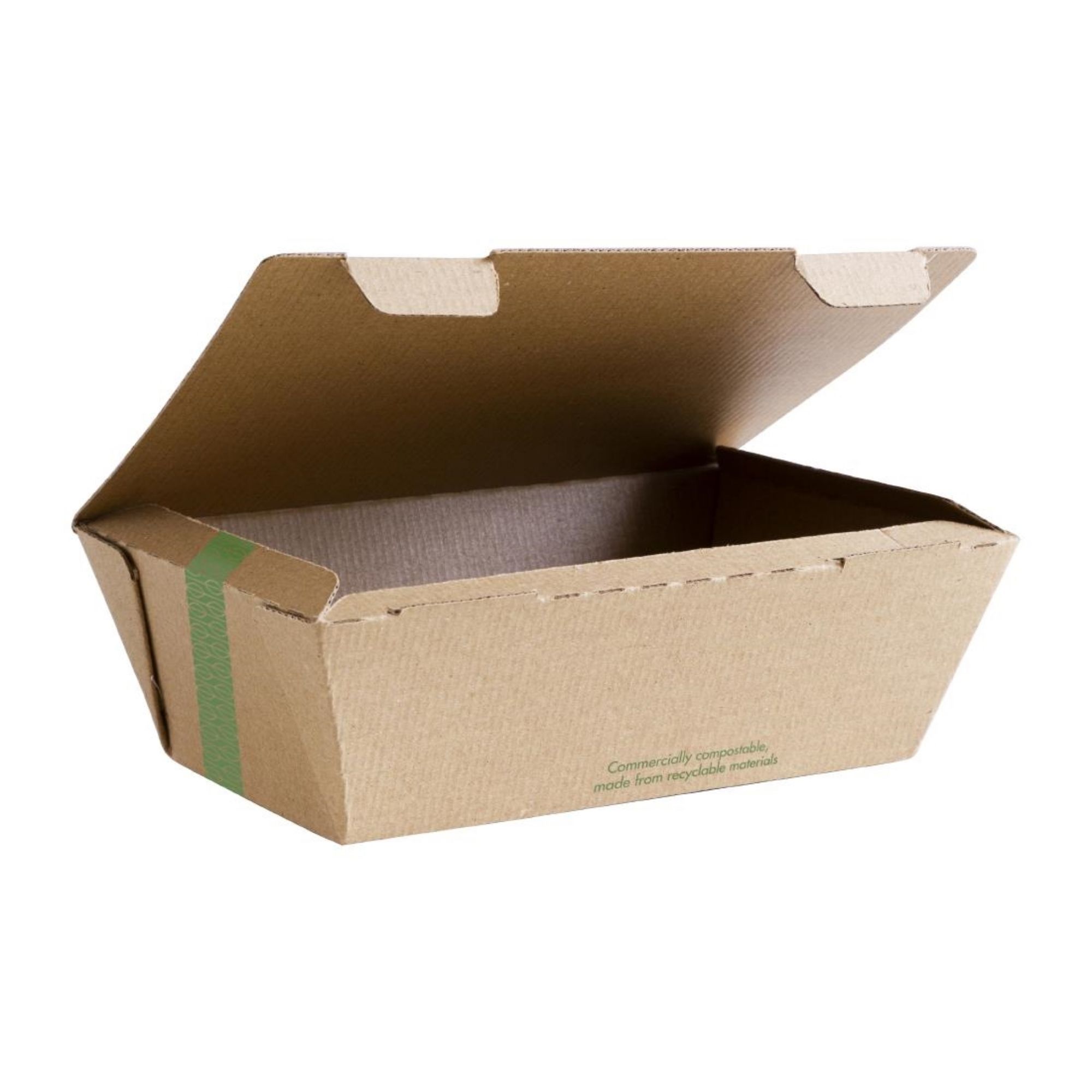 Picture of Vegware Compostable Microflute Takeaway Box 8x5" (250 Pack) - CF886