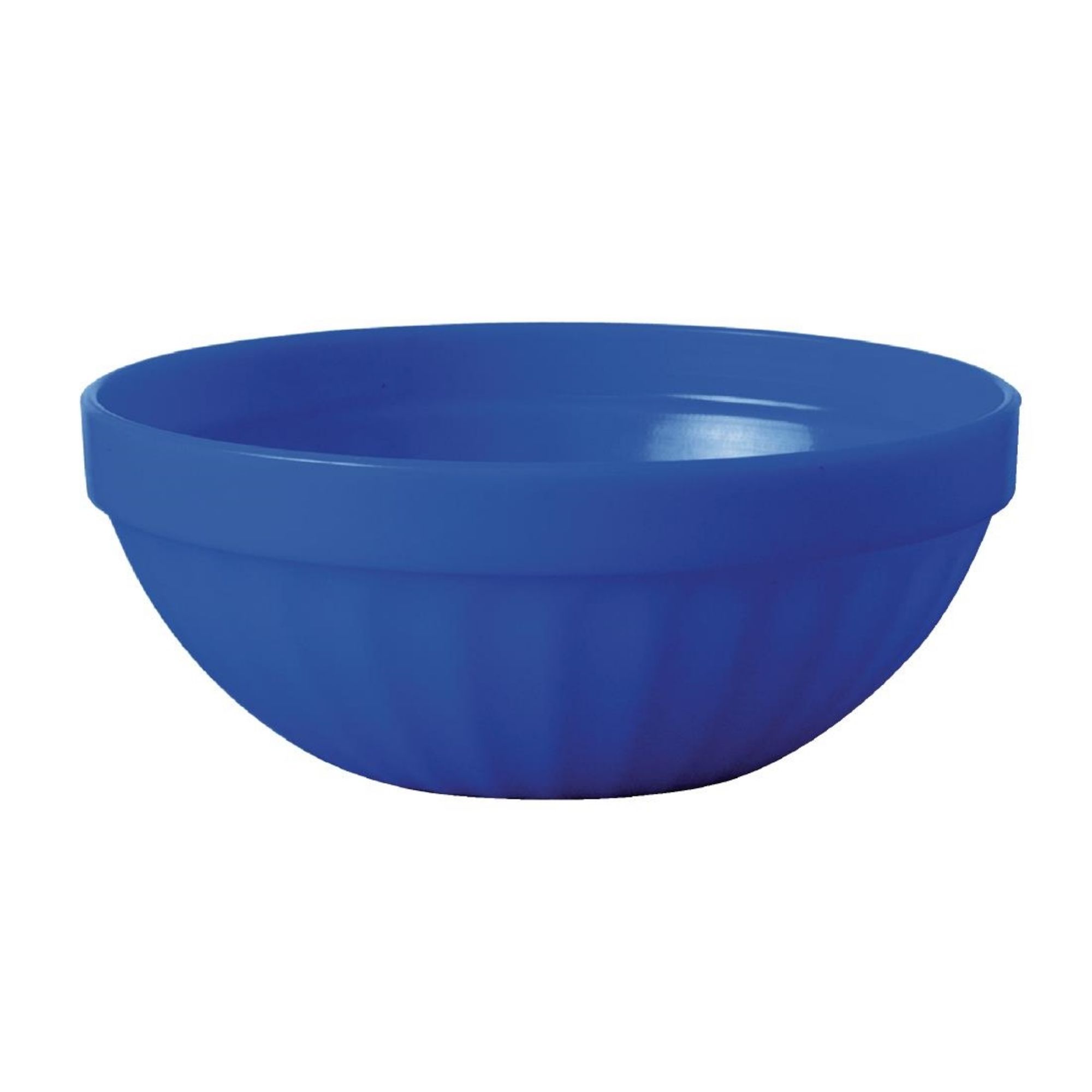 Picture of Olympia Kristallon Polypropylene Bowls Blue 103mm (12 pack) - CE276