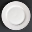 Picture of Olympia Lumina Wide Rim Round Plates White 270mm (4 pack) - CD625
