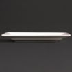 Picture of Olympia Lumina Wide Rim Rectangular Plates White 200x 130mm (6 pack) - CD629