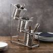 Picture of Craven Chrome Plated Cutlery 3 Pot Holder - CE685