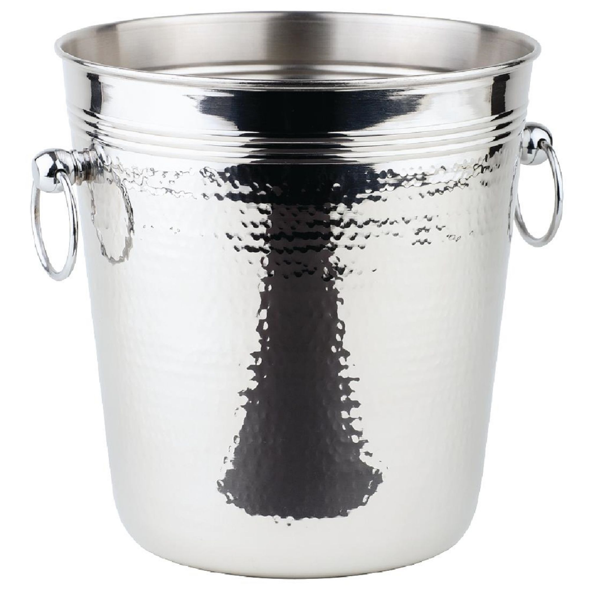 Picture of APS Hammered Stainless Steel Wine And Champagne Bucket - CB883