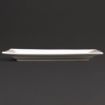Picture of Olympia Lumina Wide Rim Rectangular Plates White 257x 155mm (4 pack) - CD630